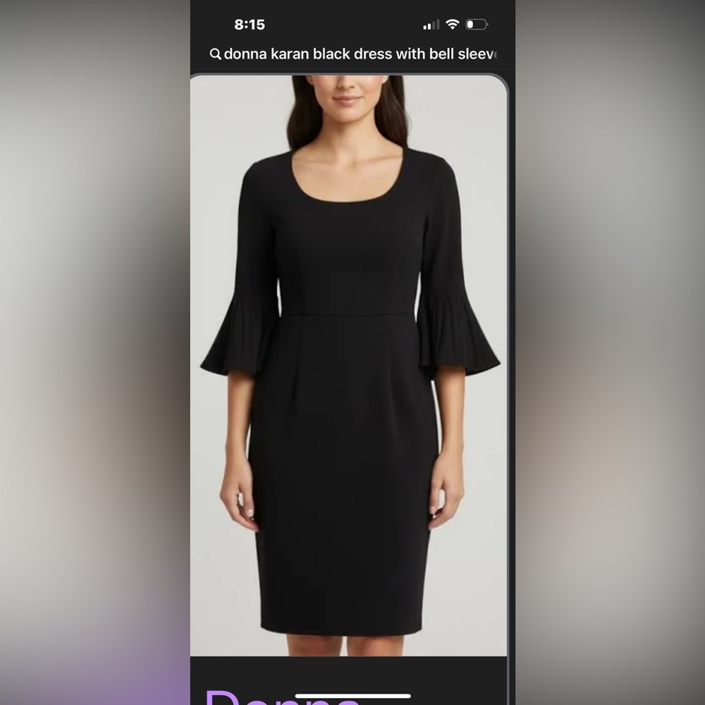 Donna Karan Classic Black Dress